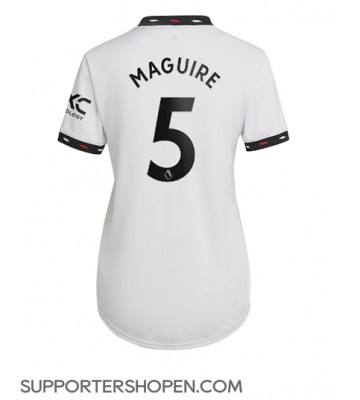 Manchester United Harry Maguire #5 Borta Matchtröja Dam 2022-23 Kortärmad